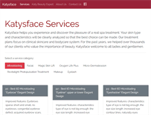Tablet Screenshot of katysface.com